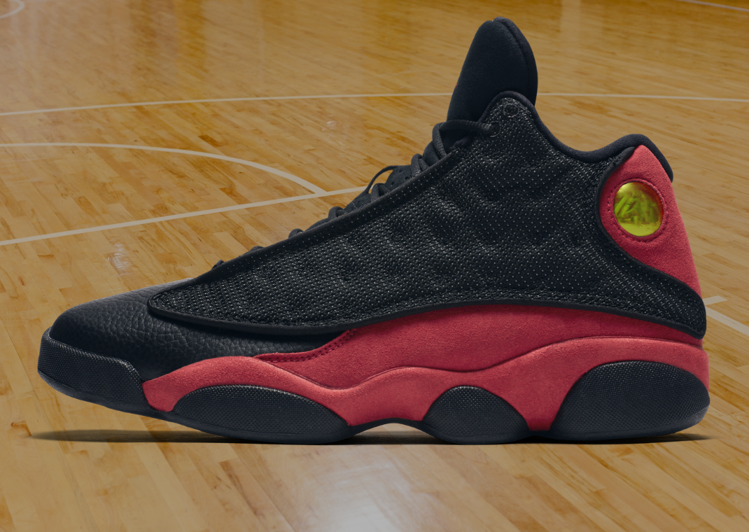 13s red black
