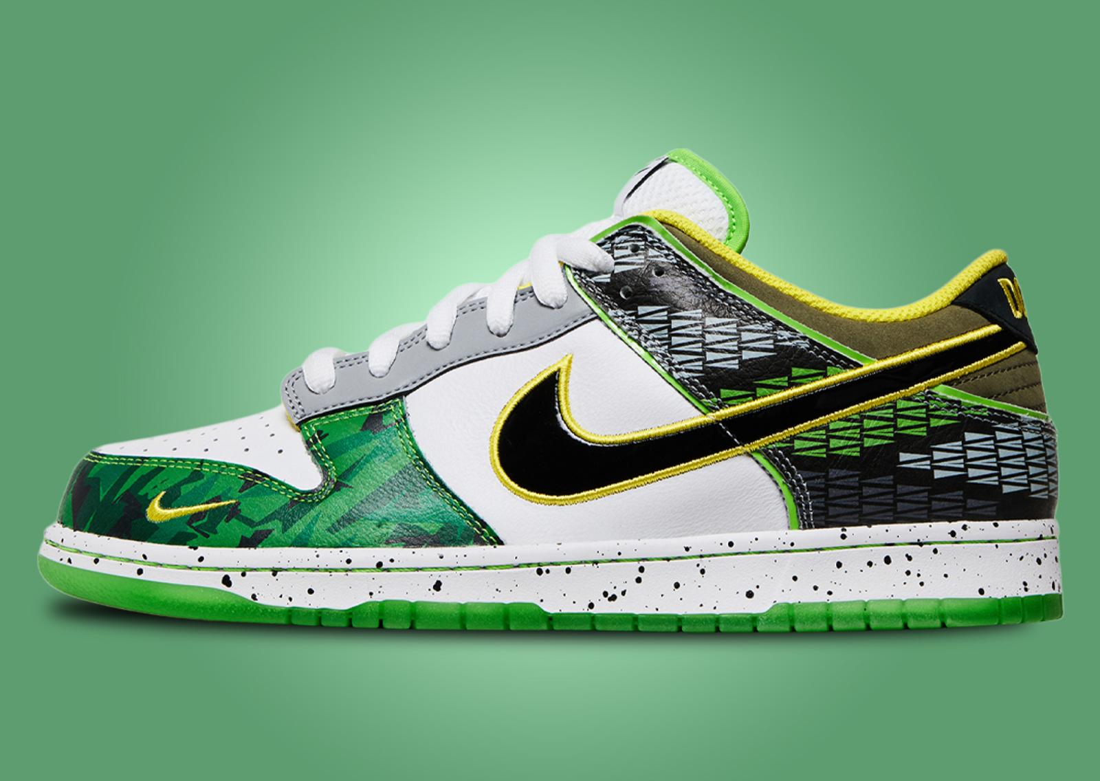 DOAF x Nike Dunk Low What The Ducks of a Feather Away Lateral