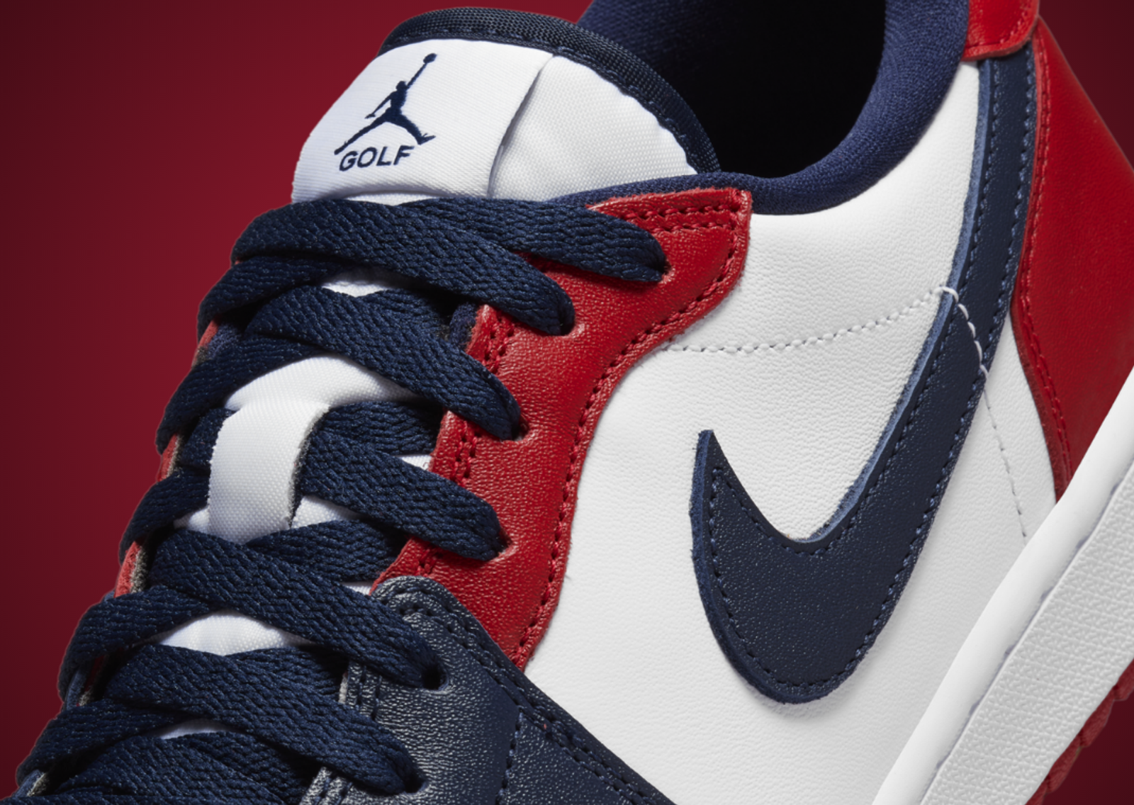 Air Jordan 1 Low Golf USA Tongue Detail