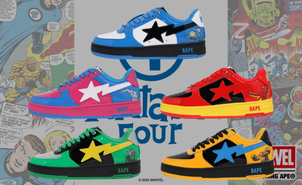 Marvel Fantastic Four x A Bathing Ape BAPE STA