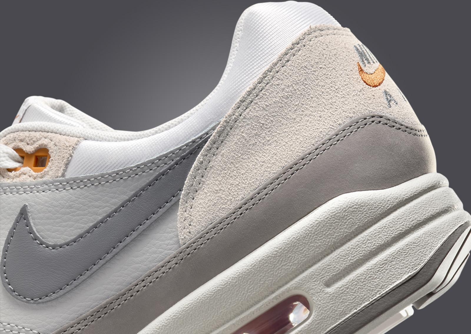 Nike Air Max 1 Light Iron Ore Heel Detail