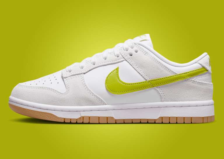 Nike Dunk Low White Bright Cactus (W) Lateral