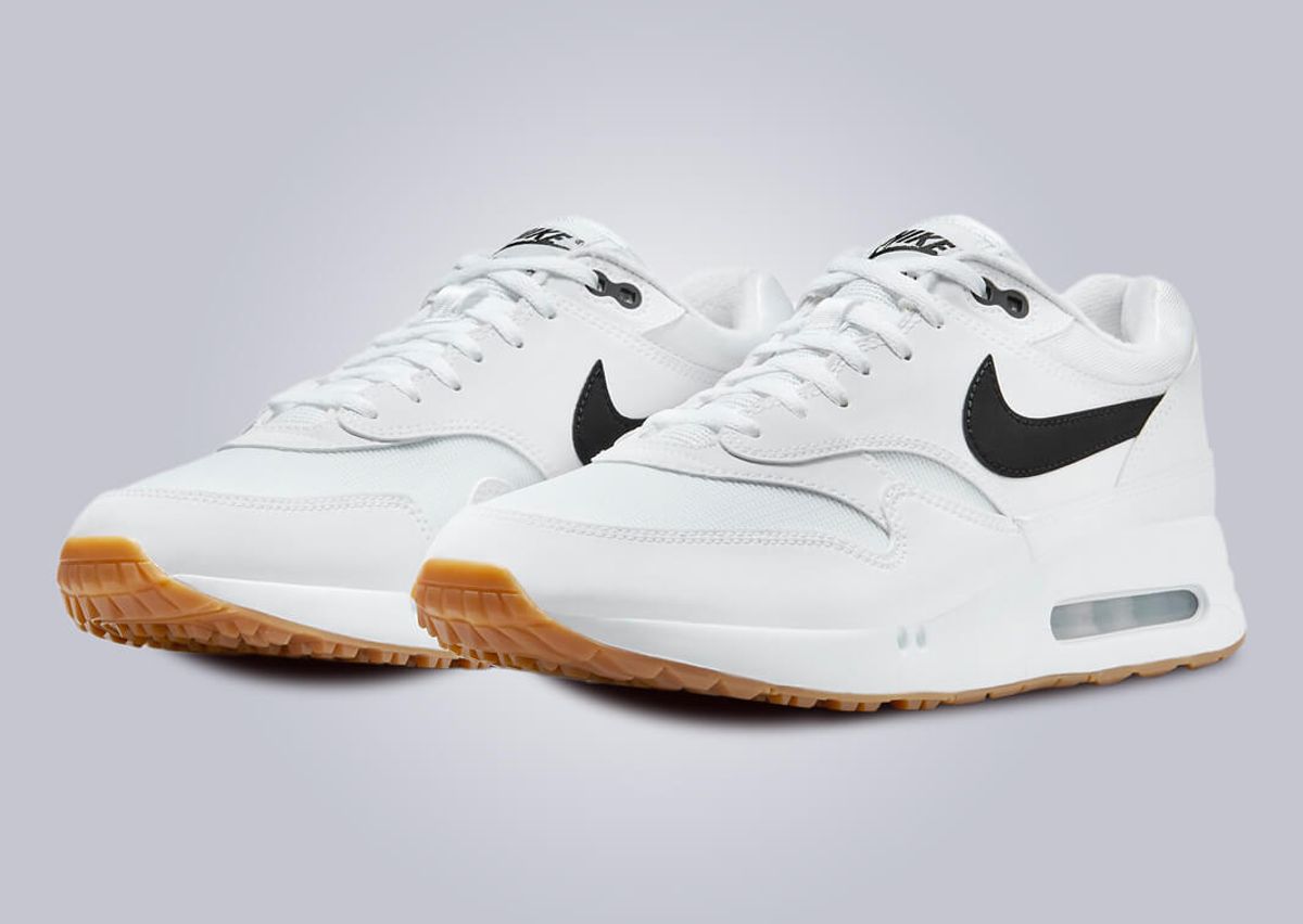 White Nike Air Shoes.
