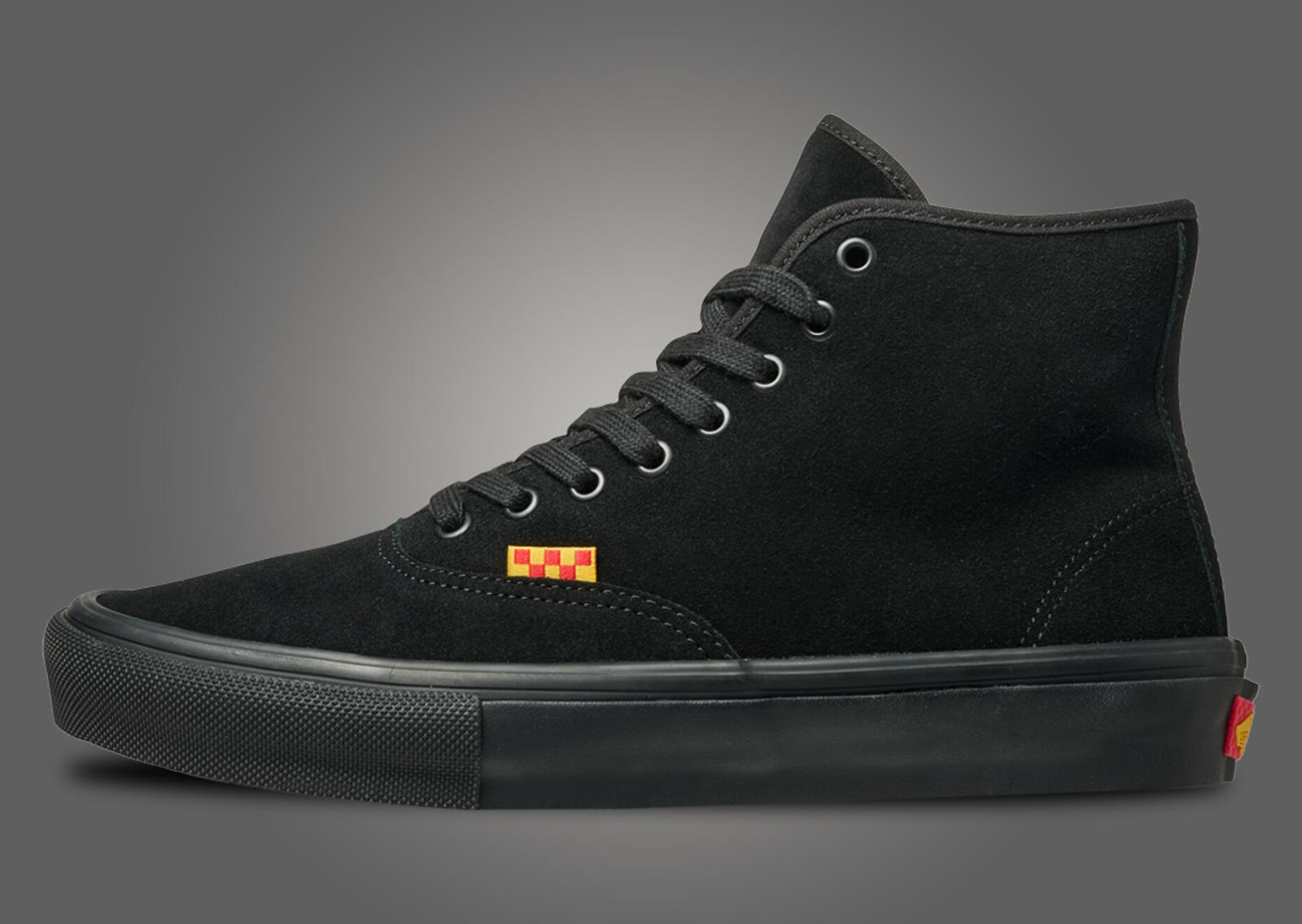 Andrew Allen x Vans Skate Authentic High Black Lateral