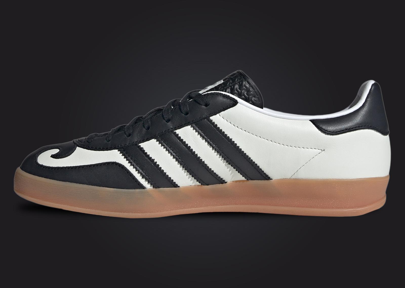 adidas Gazelle Gatsin White Black Medial