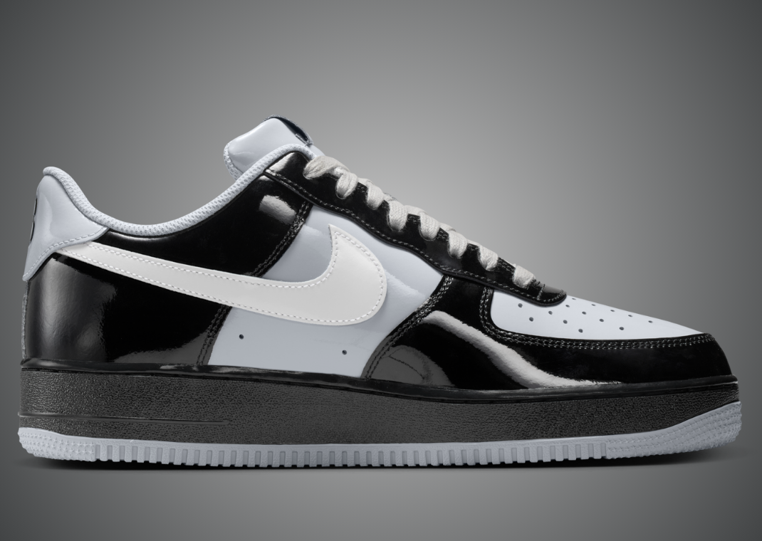 nike air force 1 patent black