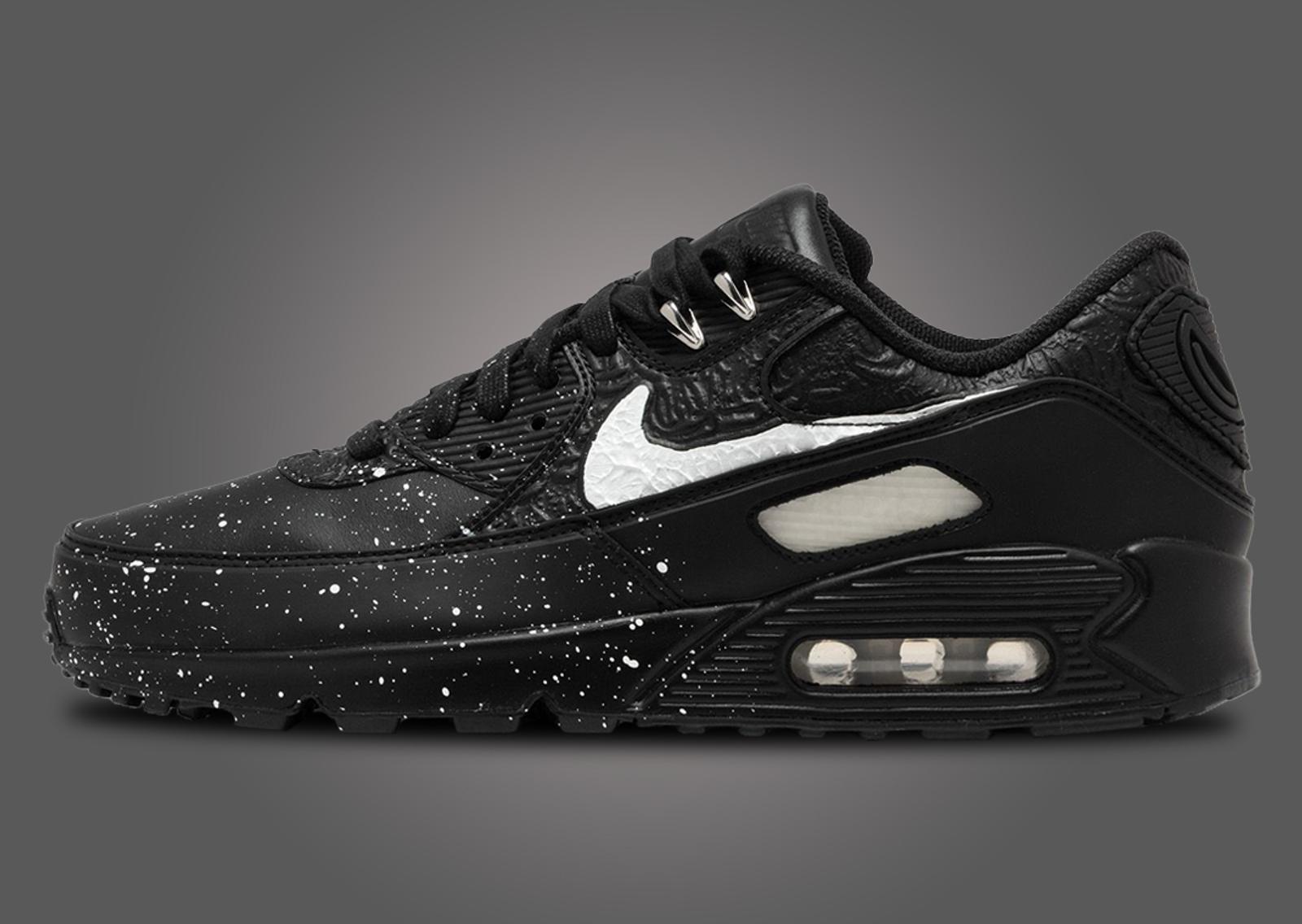 Slawn x Nike Air Max 90 Black Lateral