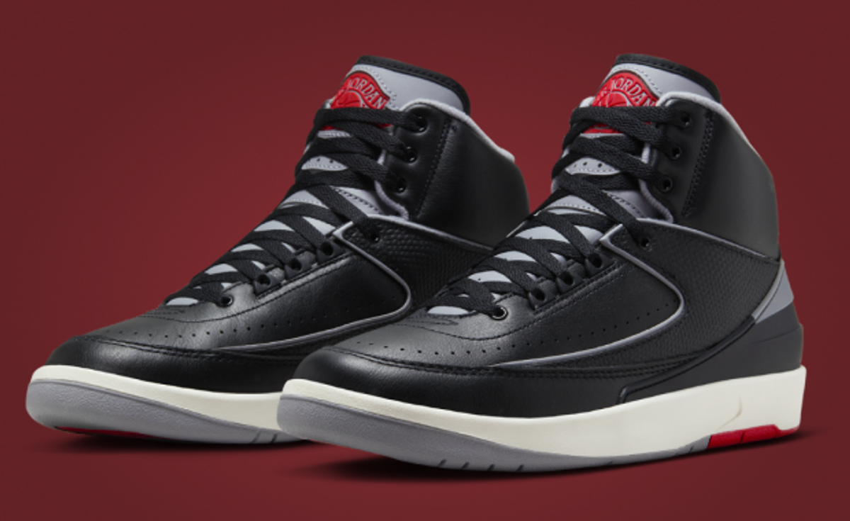 The Air Jordan 2 Gets A Black Cement Makeover