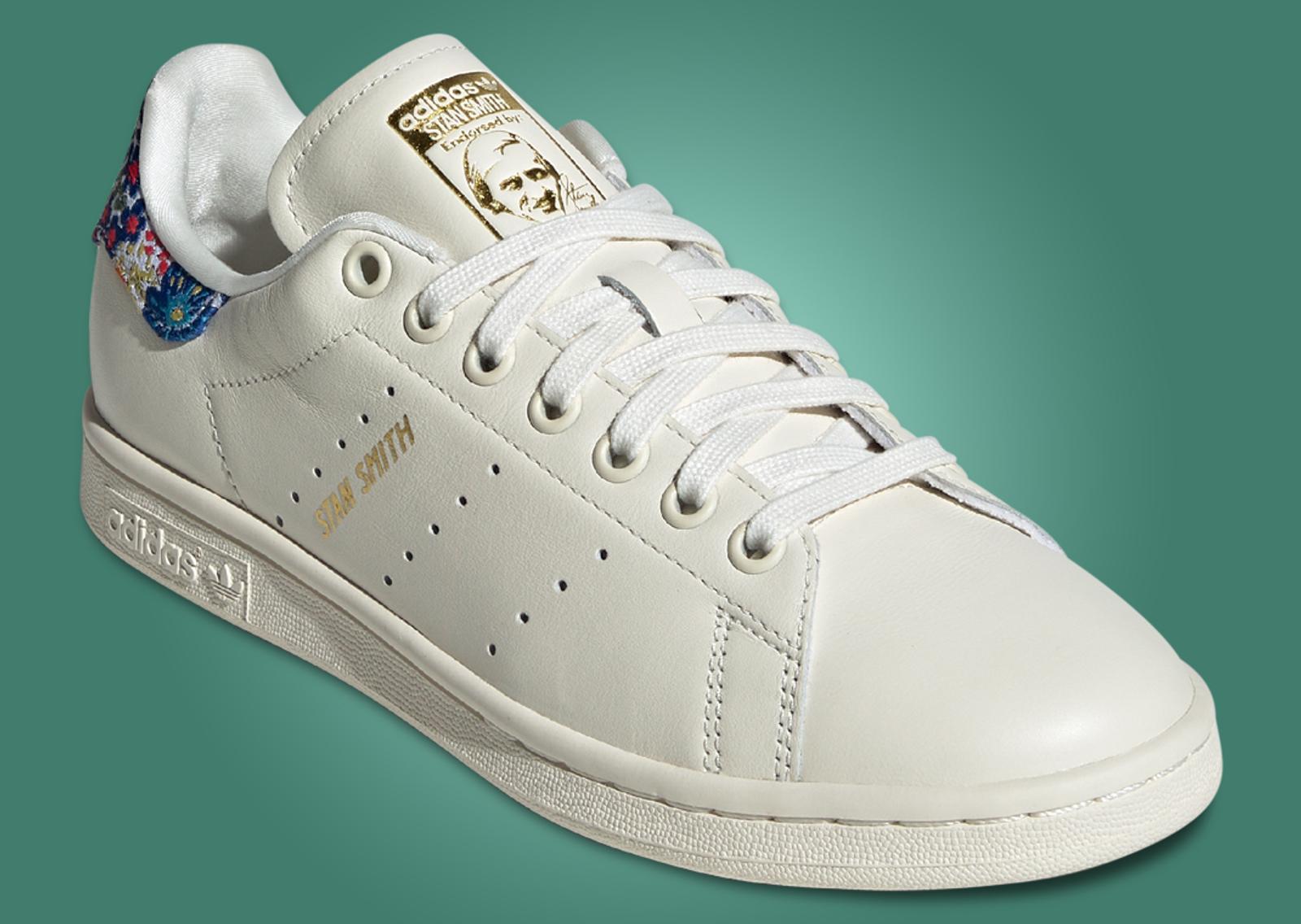 Liberty London x adidas Stan Smith Off White (W) Angle