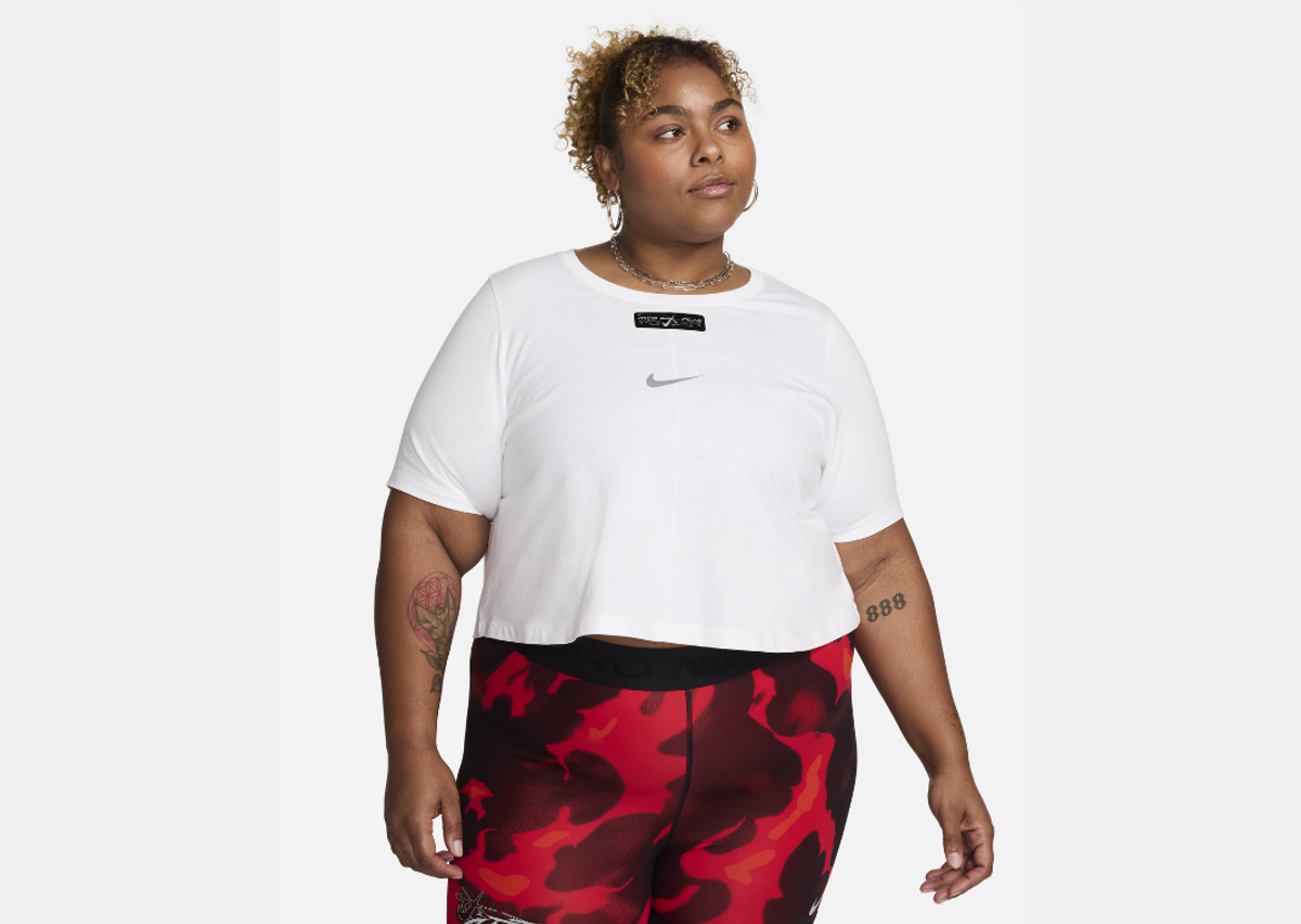 Megan Thee Stallion x Nike Women's Cropped T-Shirt (Plus Size) Front