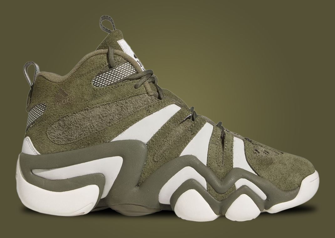 The adidas Crazy 8 Olive Releases in 2024