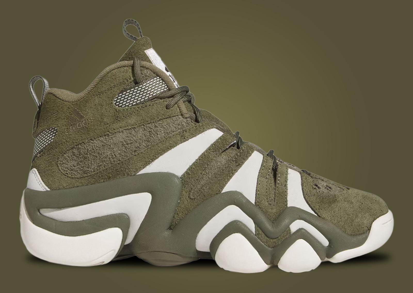 adidas Crazy 8 Olive Lateral