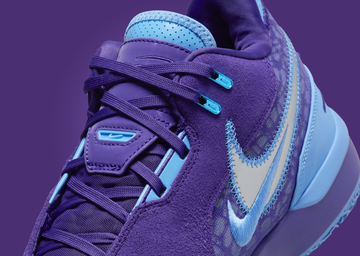 Nike LeBron NXXT Gen AMPD Field Purple Tongue Detail