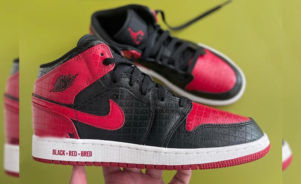 There's No Mistaking This Air Jordan 1 Mid Bred