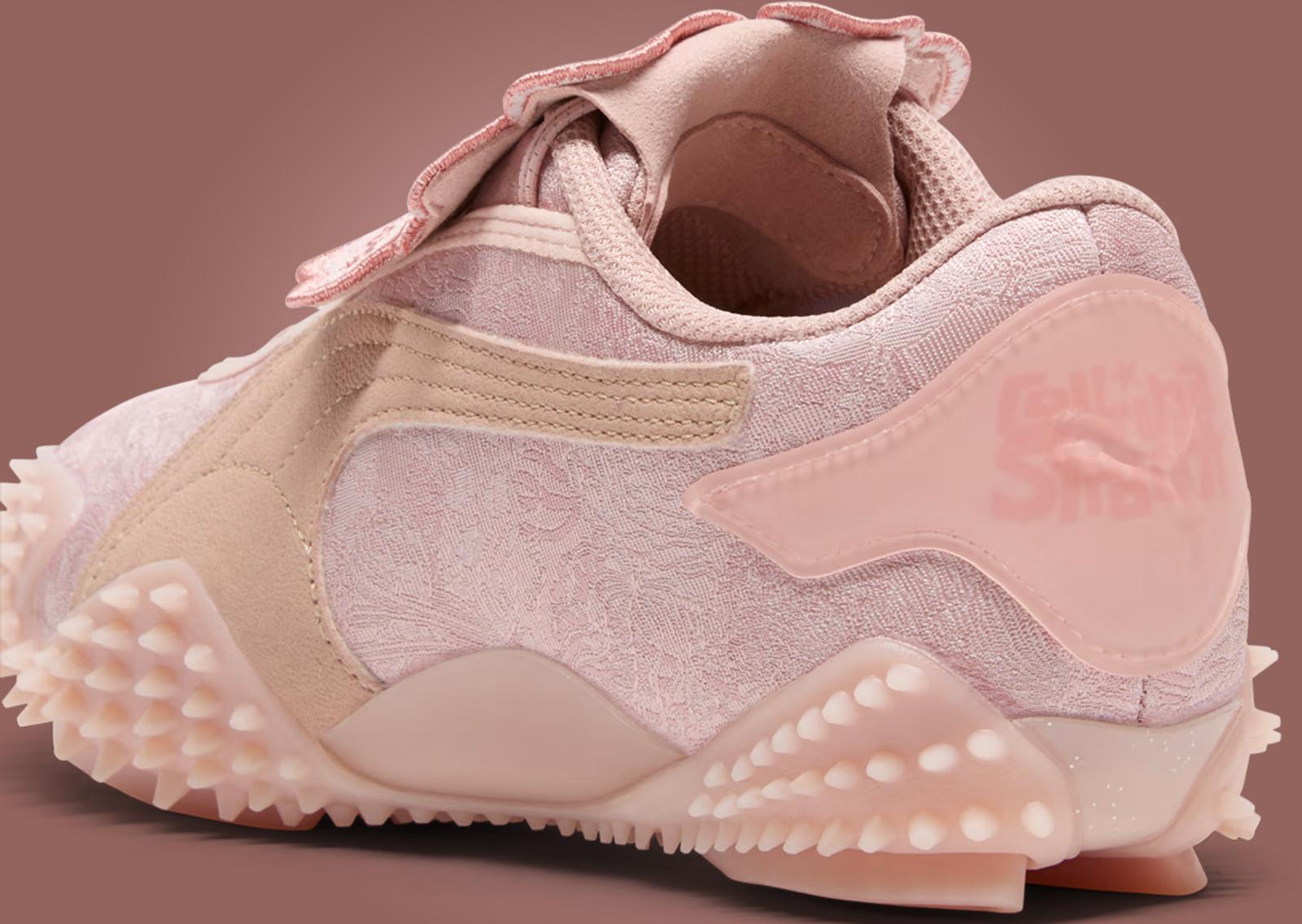 Collina Strada x Puma Mostro Rose Quartz Heel Angle