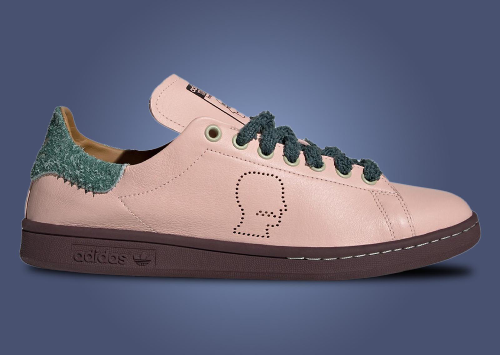 Brain Dead x adidas Stan Smith Vapour Pink Lateral