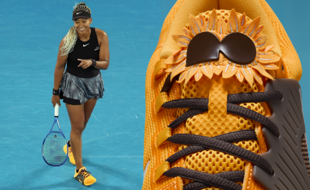 Naomi Osaka is Dominating The Australian Open in Sunflower-Inspired Nike GP Challenge 1