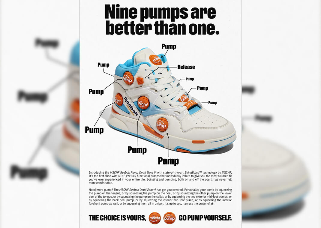 MSCHF and Reebok Are Collaborating on Two Pump Omni Zone 9 Sneakers –  Footwear News
