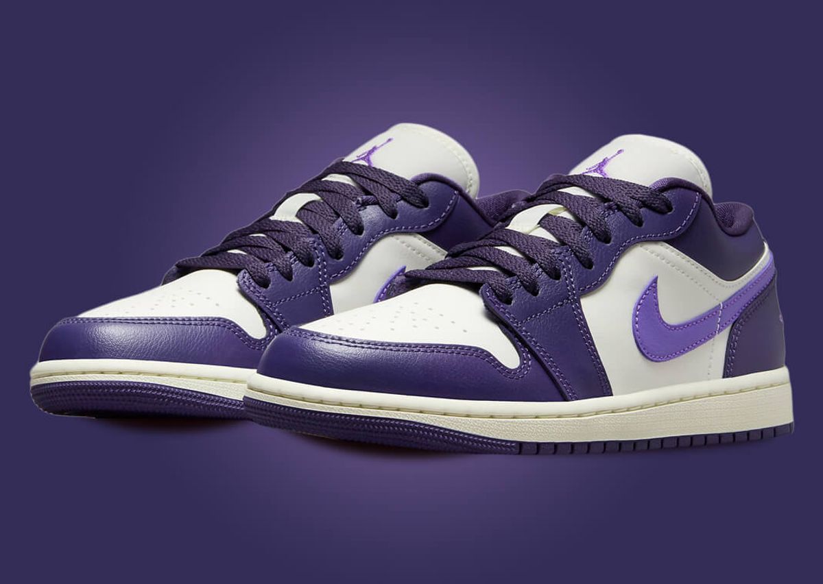 Nike aj 1 low purple Clearance