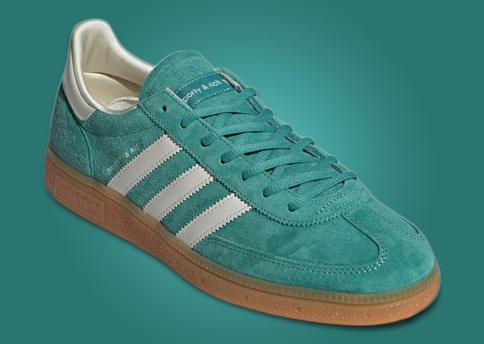 Sporty & Rich x adidas Handball Spezial Green Angle