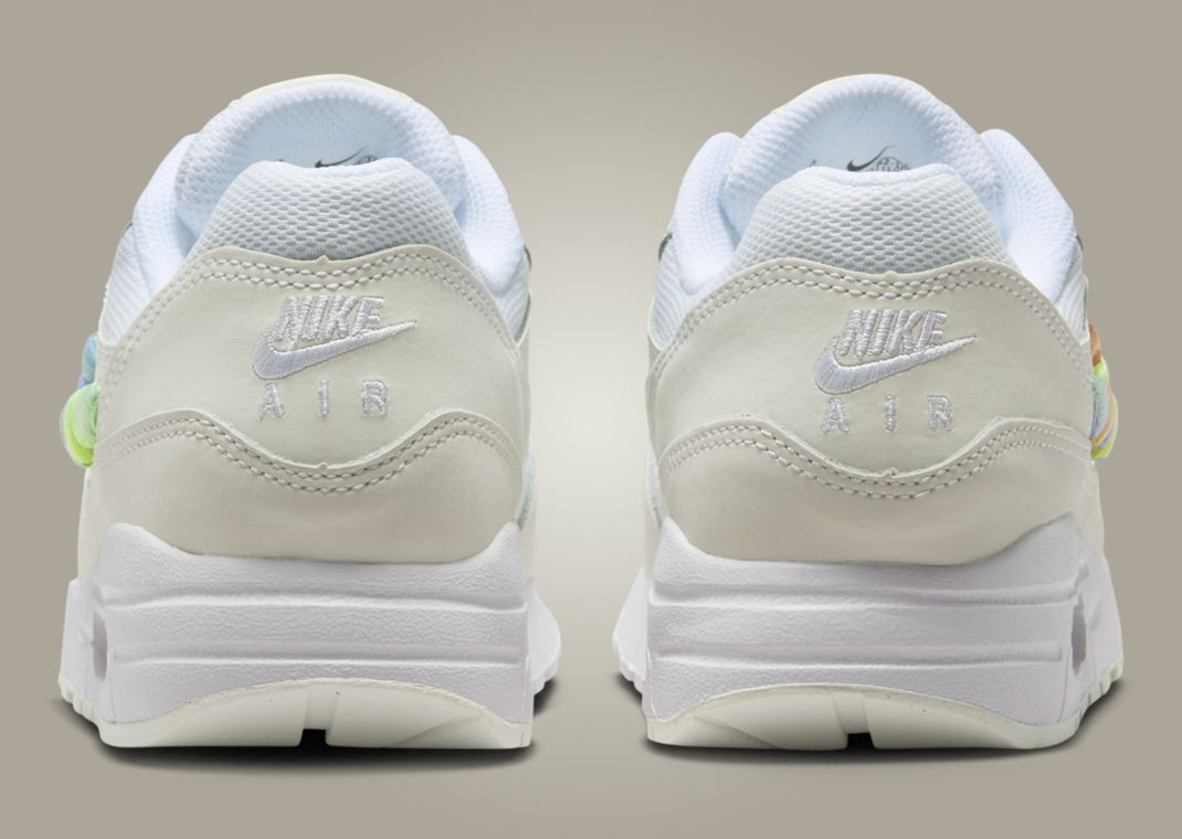 Nike air max white on sale rainbow