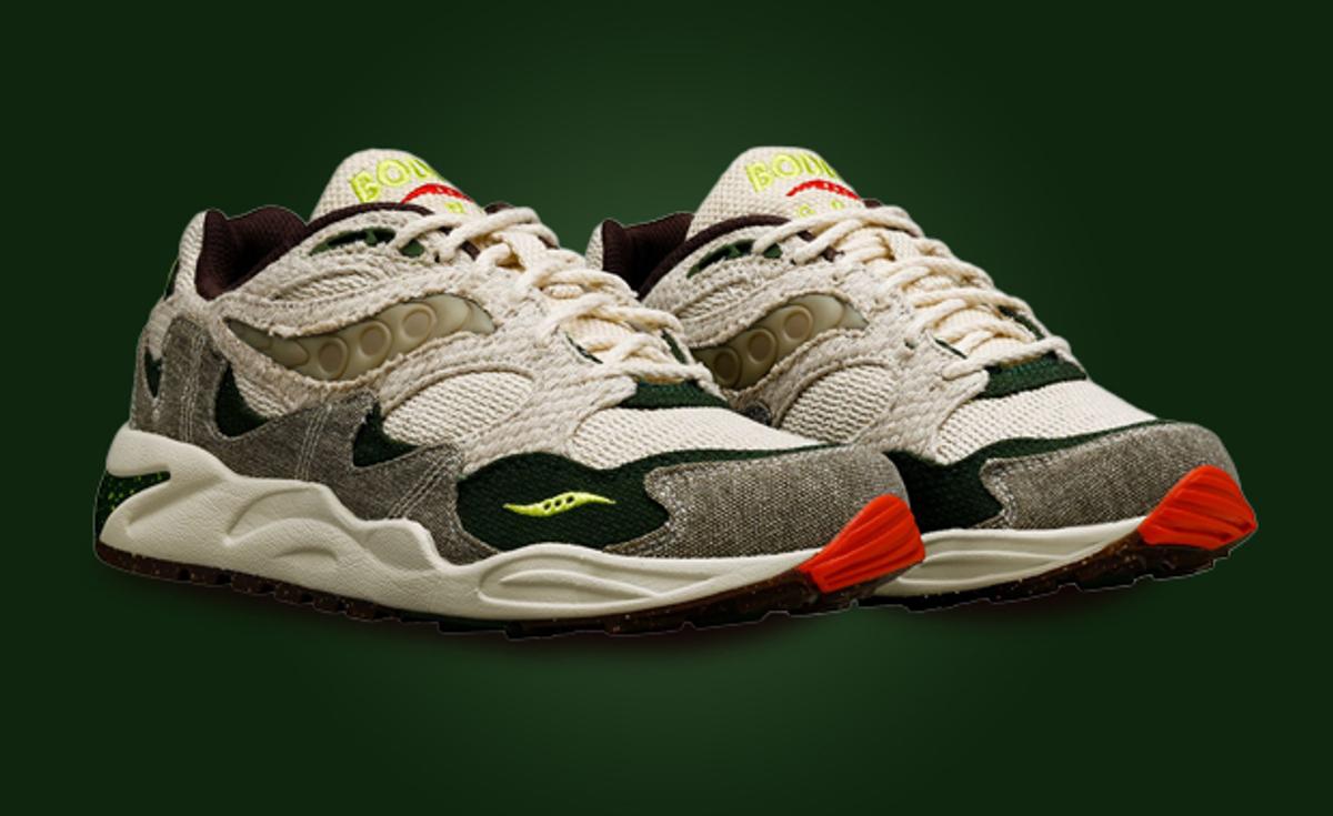The Bodega x Saucony Grid Shadow 2 Jaunt Woven Releases March 2024