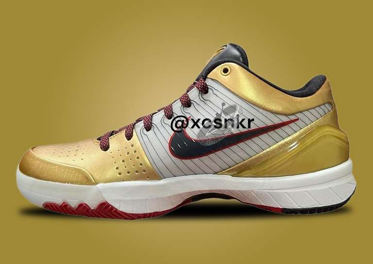 Nike Zoom Kobe 4 Protro Gold Medal Medial