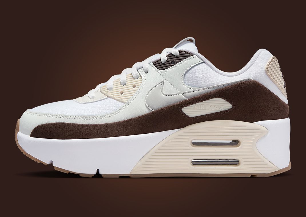 nike air max 90 orange sail & brown