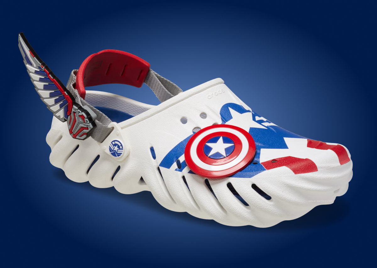 The Marvel x Crocs Echo Clog Captain America Pack Releases in 2024