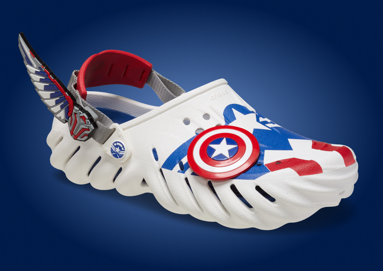 Marvel x Crocs Echo Clog Captain America Sam Wilson Angle