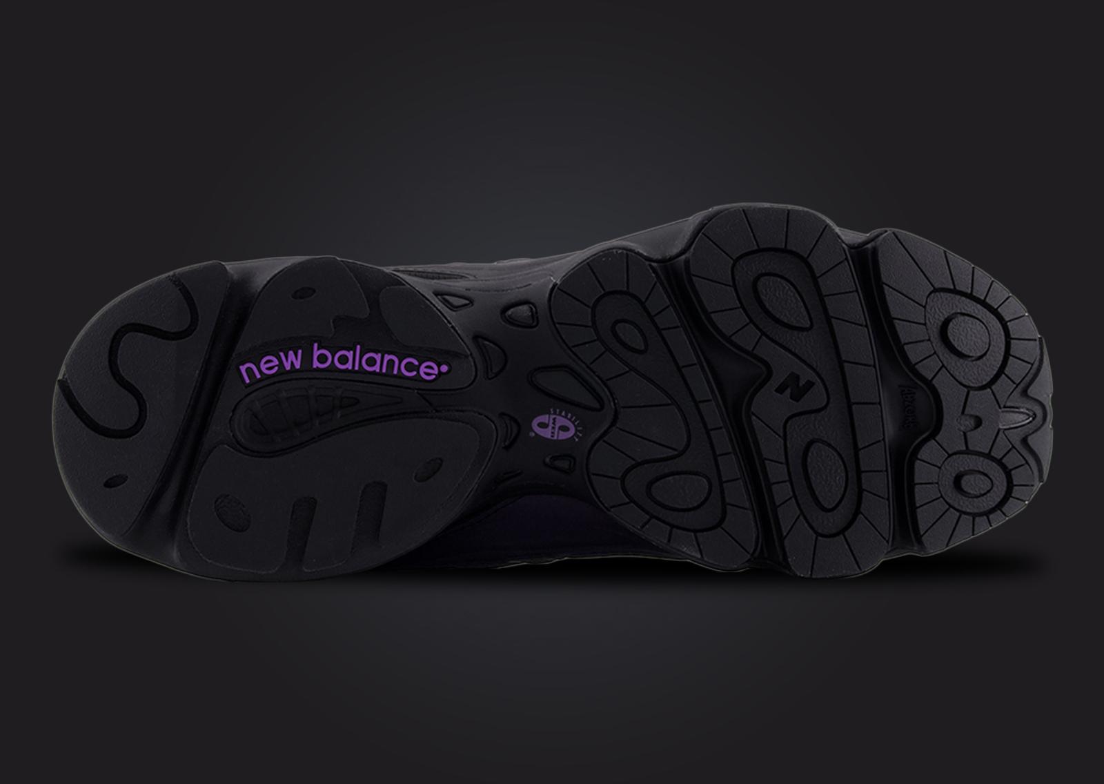 New Balance 1000 Black Multi-Color Outsole