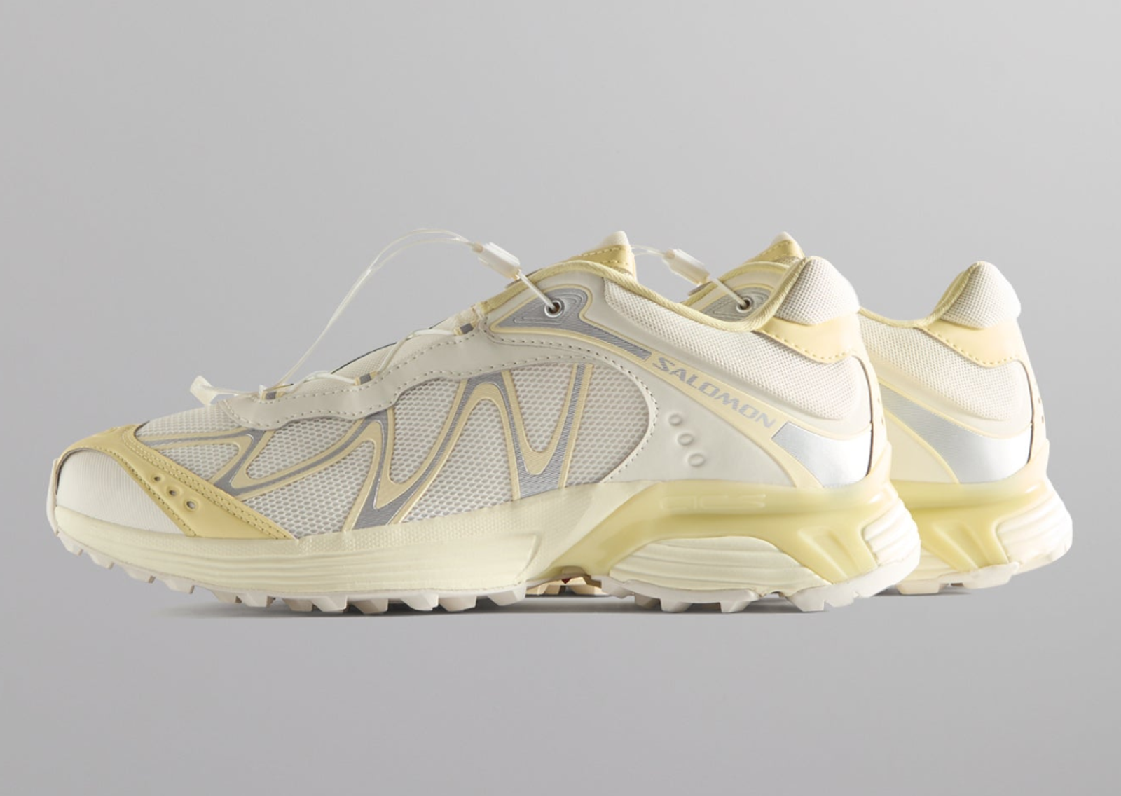 Kith x Salomon XT-Whisper Vanilla Transparent Yellow Lateral