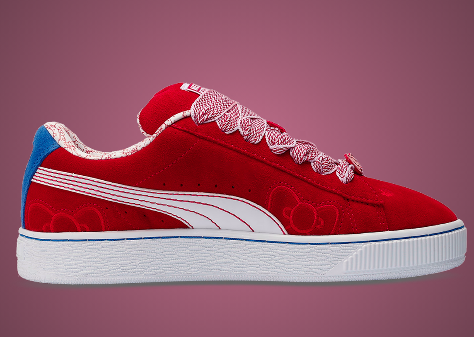 Hello Kitty x Puma Suede XL Red Bow (W) Medial