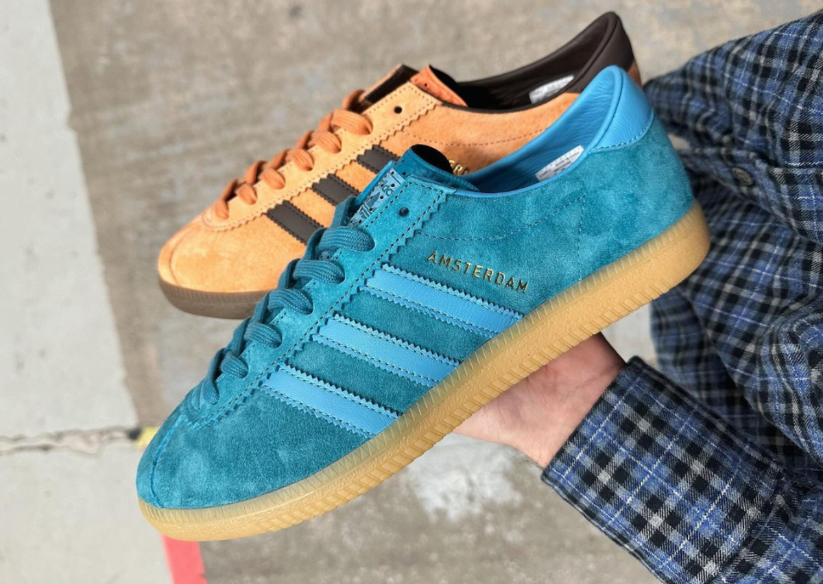 size? Exclusive adidas Amsterdam Blue In-Hand