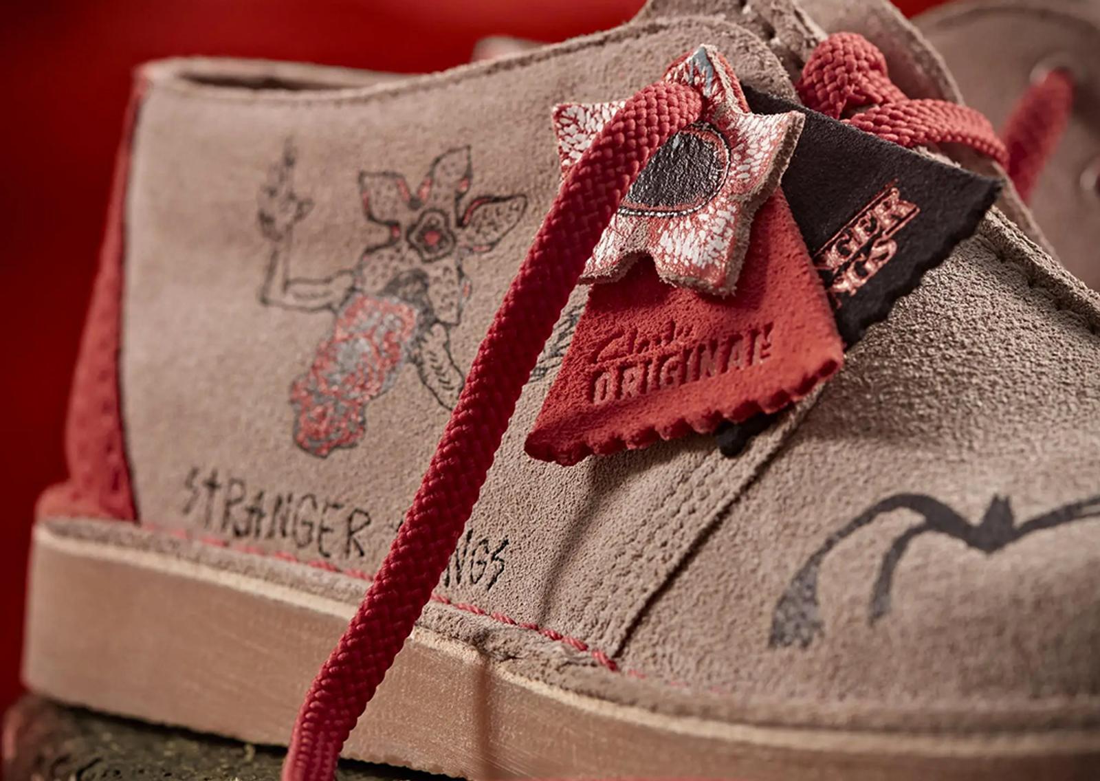 Stranger Things x Clarks Desert Trek (GS) Detail