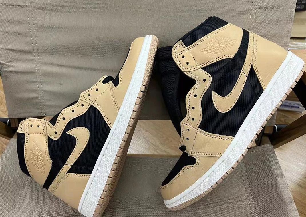 Vachetta Tan Covers The Air Jordan 1 High Heirloom