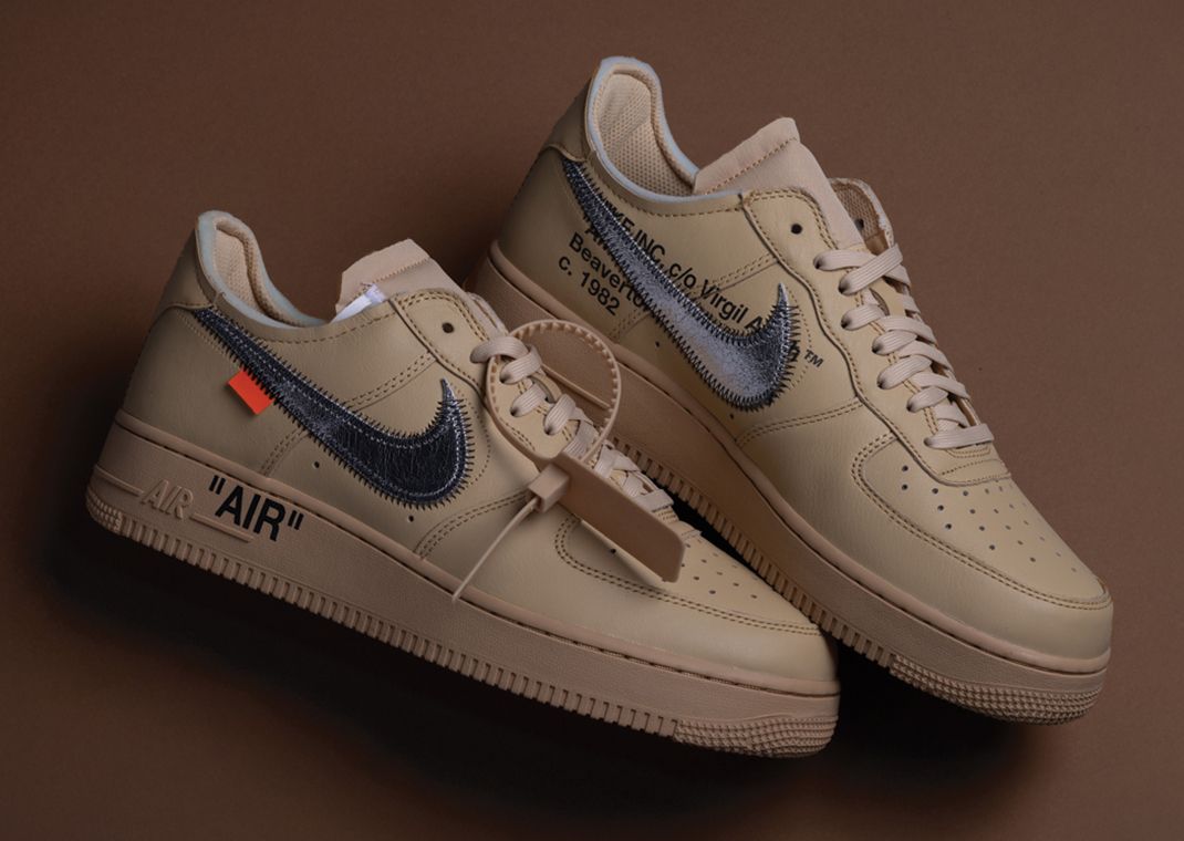 The Virgil Abloh x Nike Air Force 1 Low Sesame Releases Fall