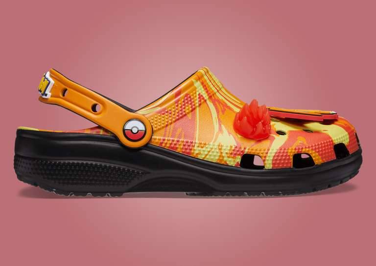 Pokémon x Crocs Classic Clog Charizard Lateral