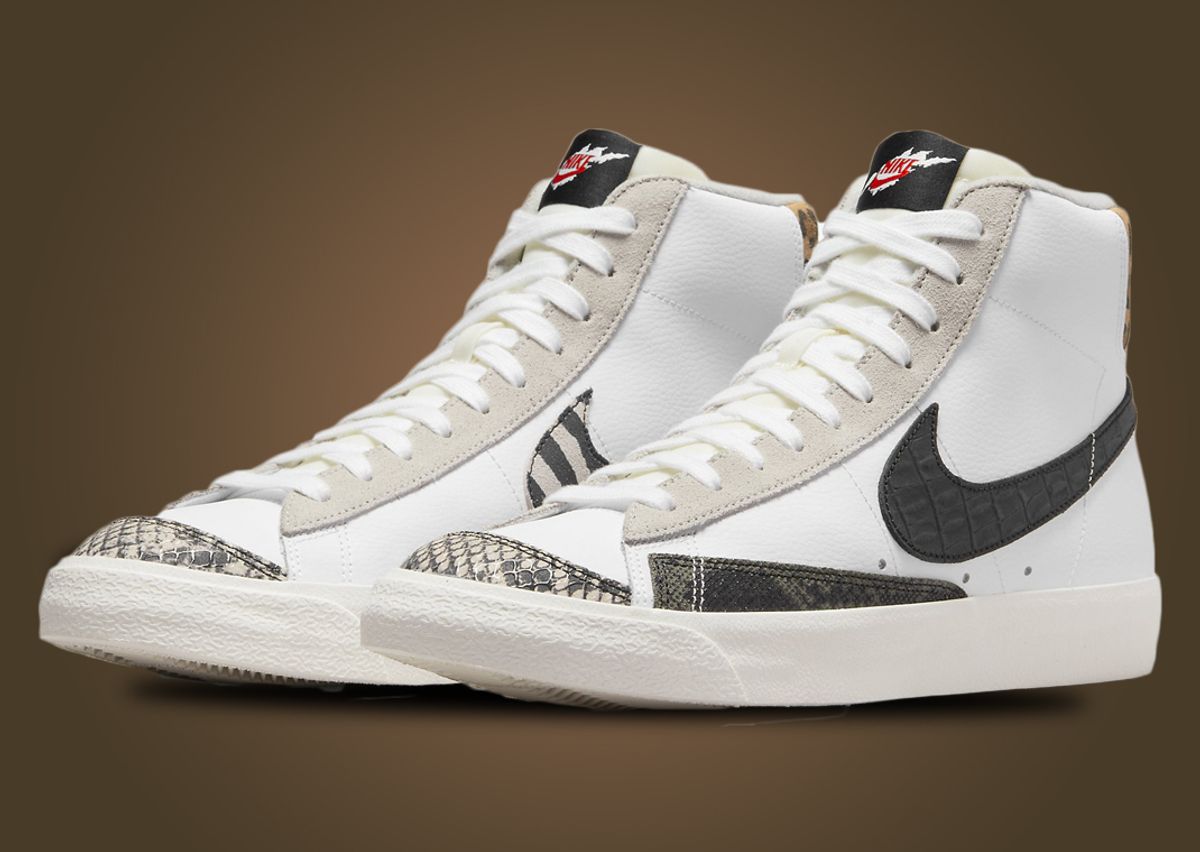This Nike Blazer Mid 77 Vintage Comes With Animal Print Details