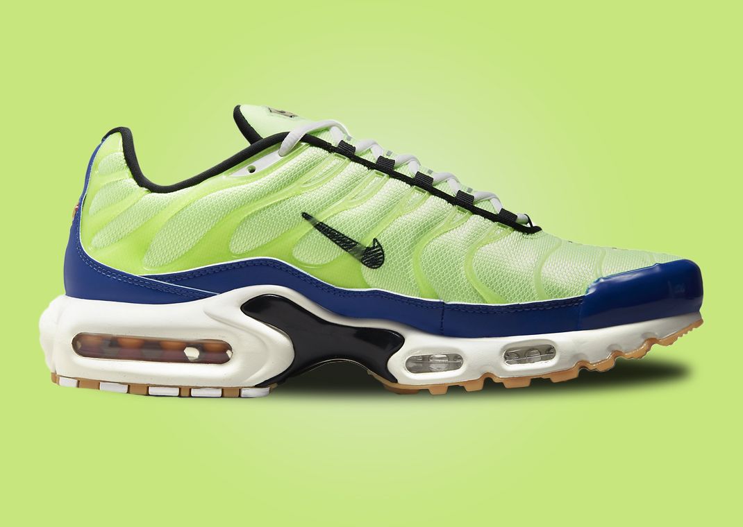 Air max plus 2024 lime green and blue