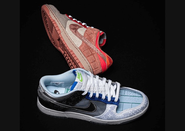 CLOT x Nike Dunk Low SP What The? Lateral