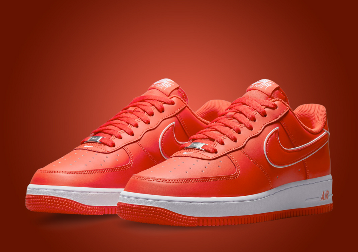 Fiery Hot Hues Burn On The Nike Air Force 1 Low Picante Red