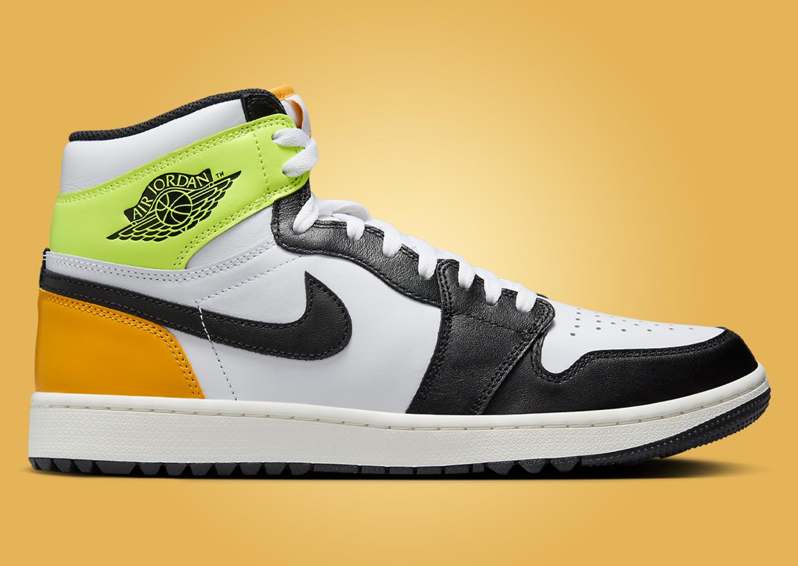 Air Jordan 1 High Golf Volt Gold Lateral