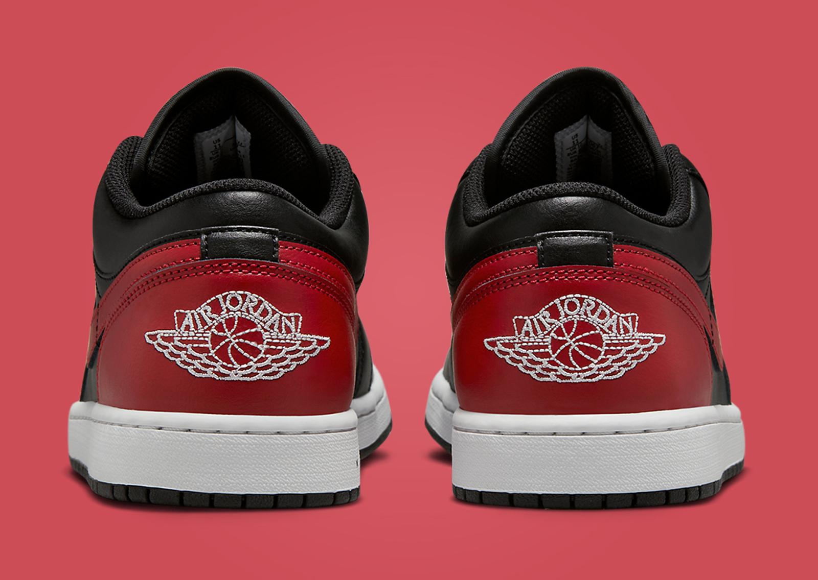 Air Jordan 1 Low Bred Twist Heel