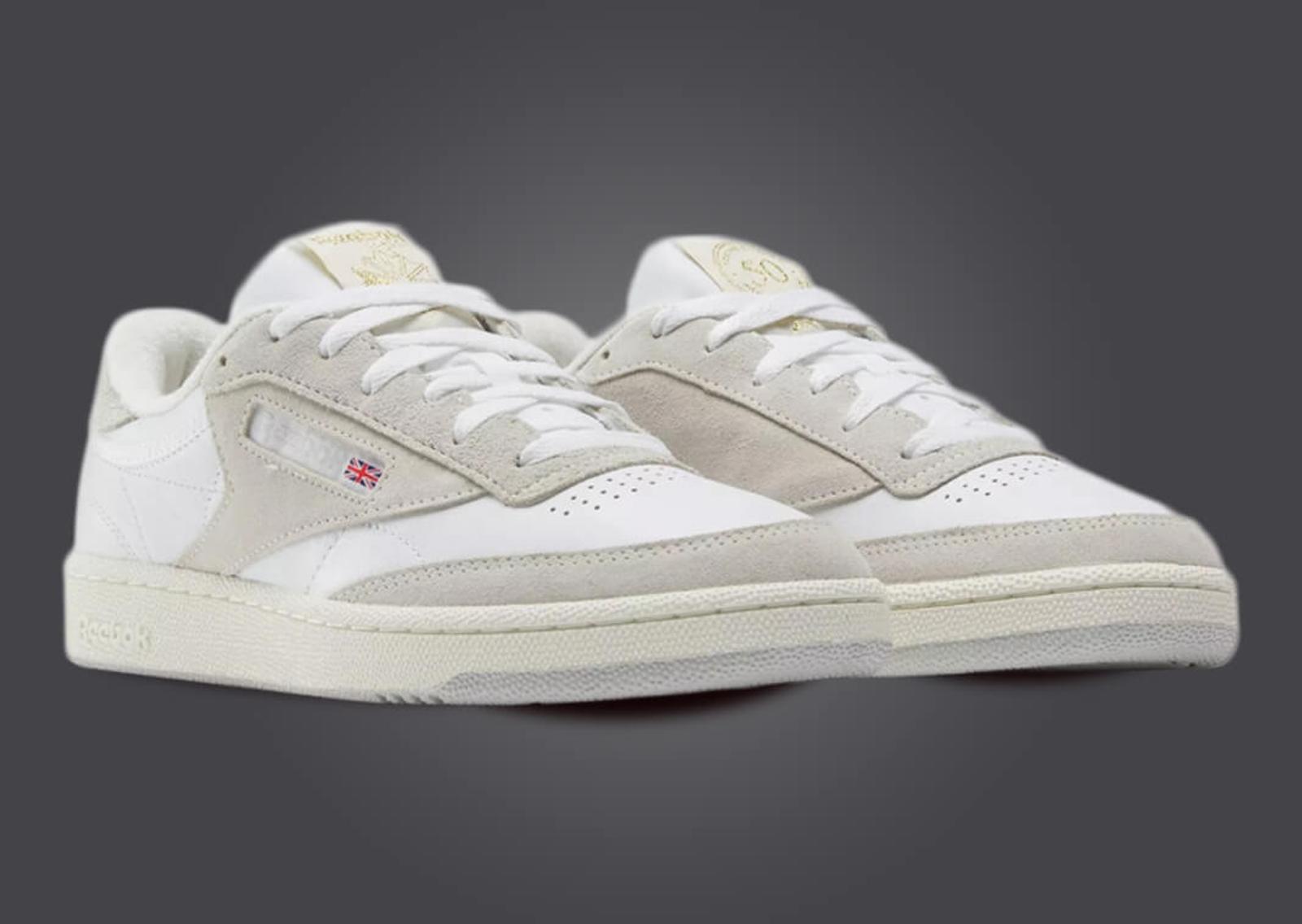 Reebok Club C 85 Hip-Hop White Pure Grey Angle