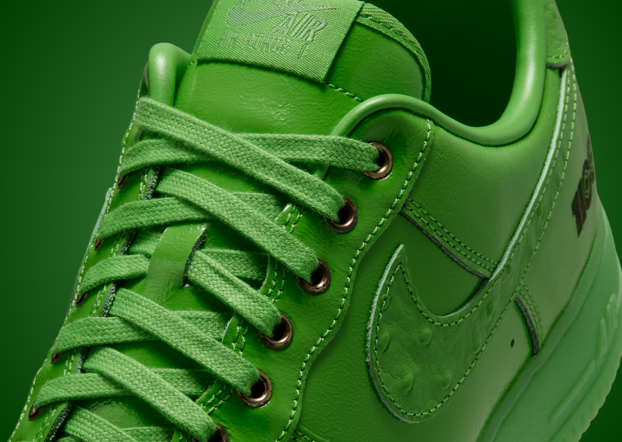 Iconic: Nike's Latest LX Air Force 1 Icon Green Apple Adds Ostrich