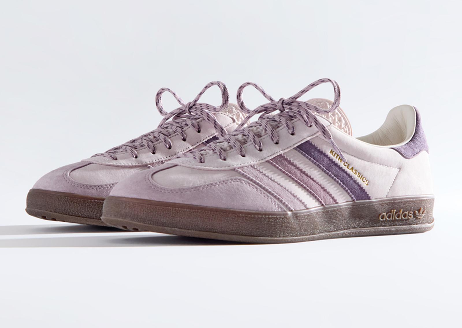 Kith Classics x adidas Originals Gazelle Indoor Summer Palette Angle