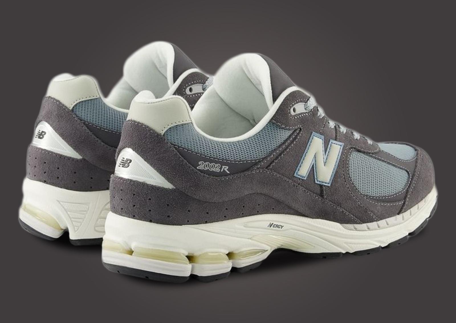 New Balance 2002R Steel Blue Heel Angle