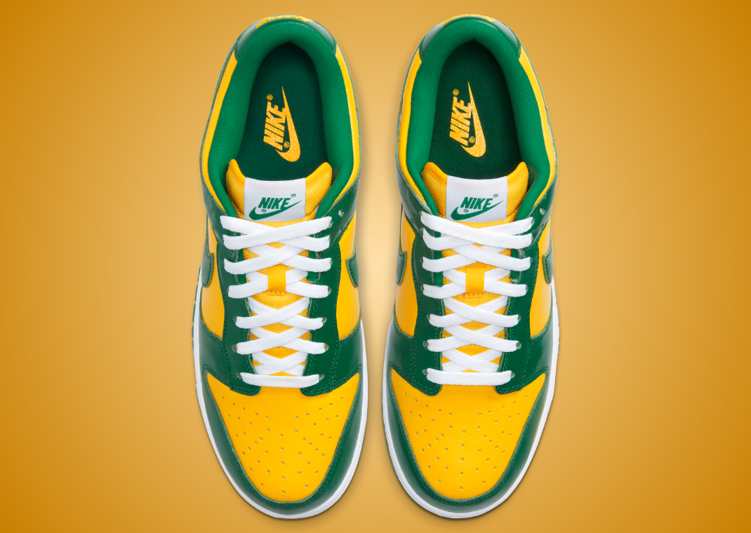 The Classic Green and Yellow Brazil Nike Dunk Low is Getting