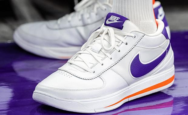 Devin Bookers Wears a Nike Cortez-Inspired Nike Book 1 Phoenix Suns PE